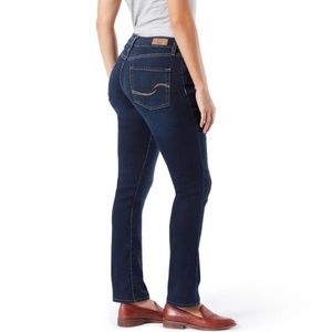 Signature by Levi Strauss Mid Rise Straight Jeans